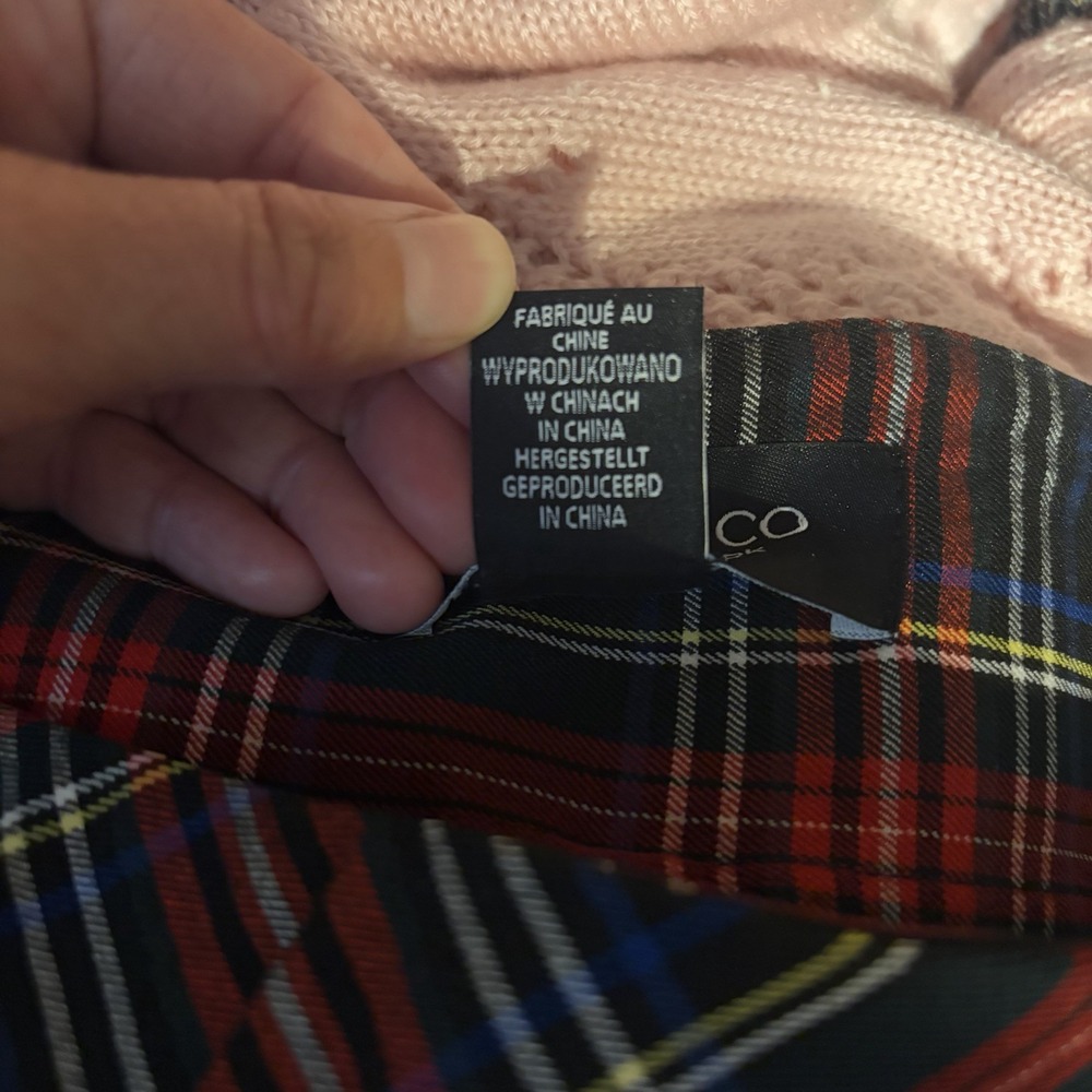Jones New York Plaid Pants 3X Multicolor Tartan Pull On Stretch Career Holiday - Picture 7 of 8